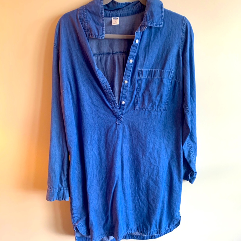 OLD NAVY denim Dress long sleeve